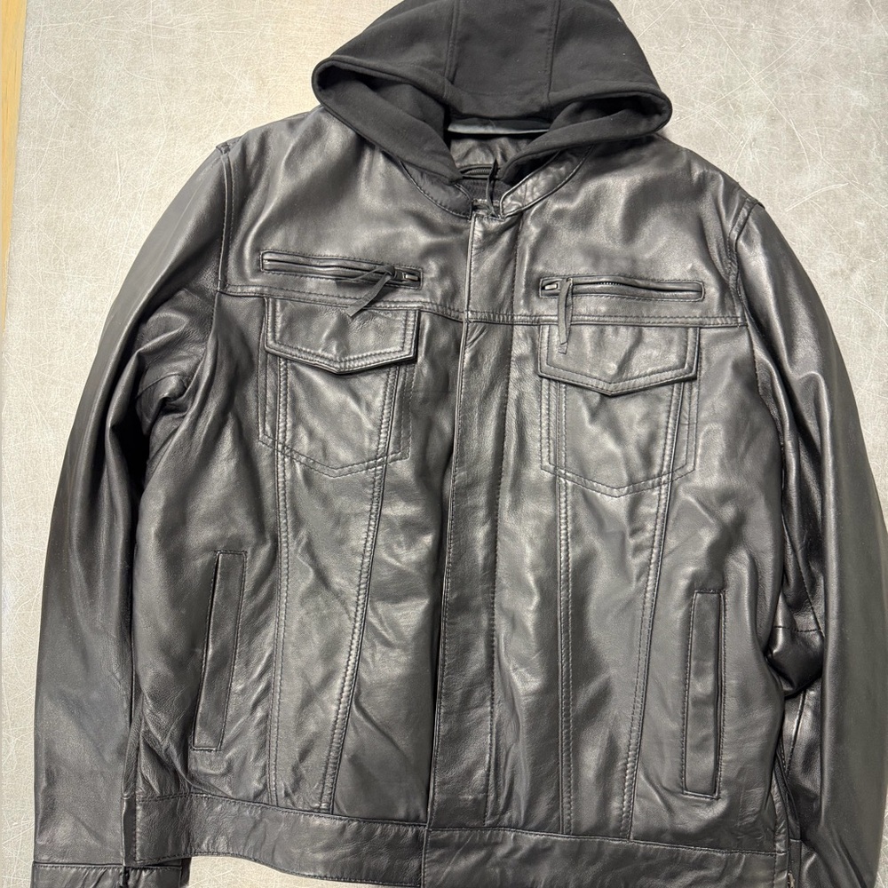 Derringer Men’s Lambskin Leather Jacket